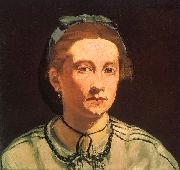 Edouard Manet Portrait of Victorine Meurent painting